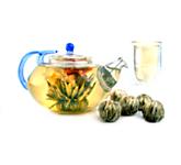 Sur La Mer Glass Teapot
